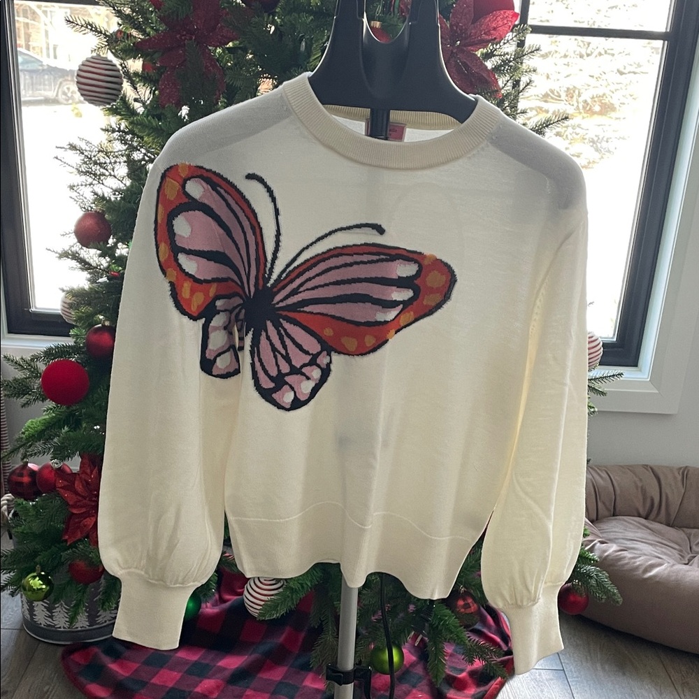 Kate Spade butterfly sweater